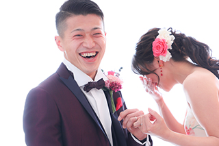 新郎様ヘアセット