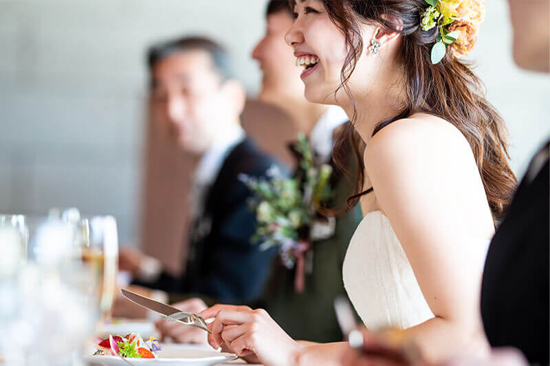 クチコミでも好評！ヴィラルーチェの婚礼料理